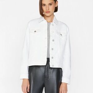 Frame Women's White Denim Jacket
